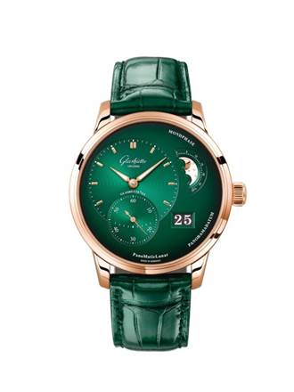 《耶誕腕錶8》格拉蘇蒂綠色錶  節慶喜氣
