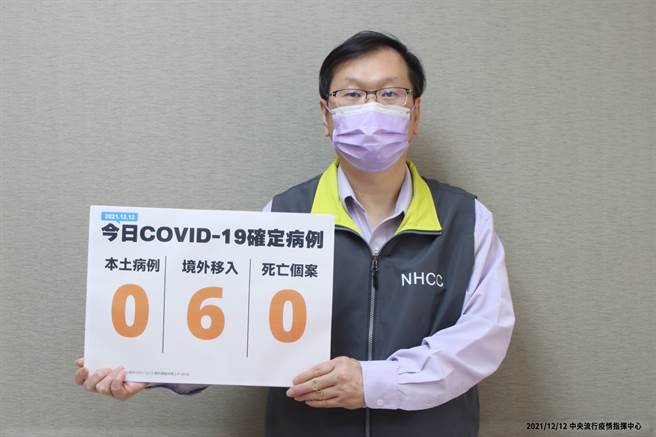 今增6例境外移入，其中4人為突破性感染。（圖／指揮中心提供）