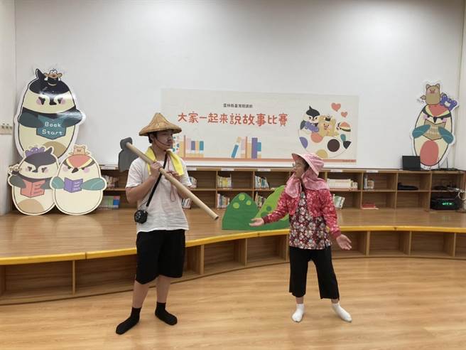 云林县政府说故事比赛多元化，鼓励孩子用父母的母语说故事。（张朝欣摄）