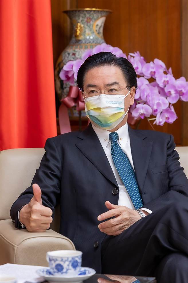 吴钊燮：两岸若发生衝突，不会依赖其他国家为台湾而战。外交部提供