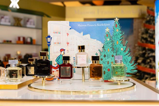 MFK耶誕童話香氛市集精選特寫照。（MFK提供）