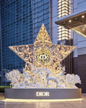 Dior佈展點為台北添節日氣氛 Longchamp為耶誕推銀色包