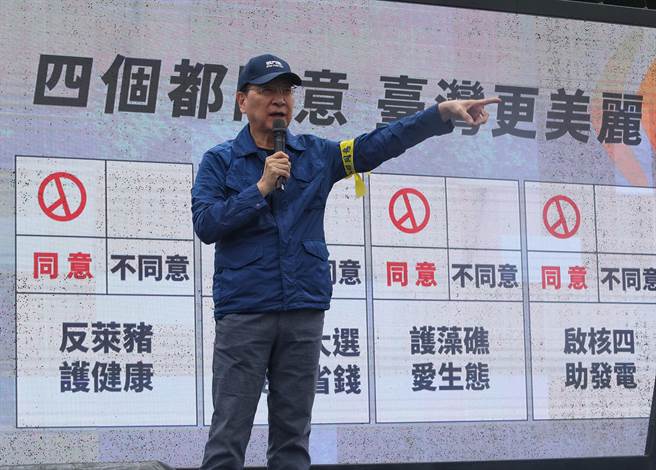 媒體人趙少康留言要正在絕食中的楊植斗保重身體。（陳信翰攝）