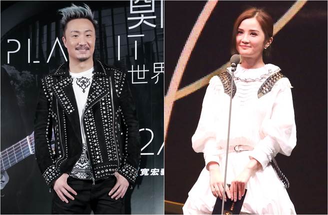 阿Sa(右)罕见提到与郑中基的婚姻，表示并不后悔，但未来对于要不要结婚，没有确定的答案。(图/中时资料照片)