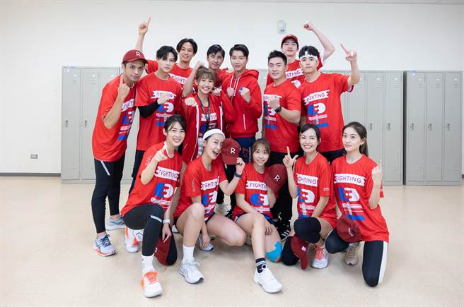 《全明星运动会3》 红队成员。（台视提供）