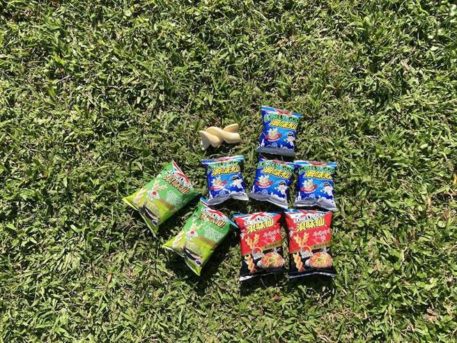 欢巨大礼包内含8包畅销口味浪味仙。（浪味仙粉丝团提供）