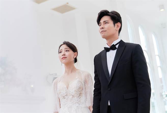 杨子仪、林筳谕剧中办婚礼超催泪。（三立提供）