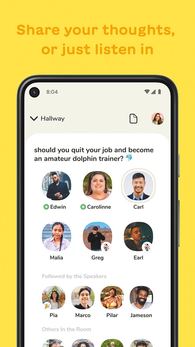 《Clubhouse》为Google Play的2021年度最具娱乐性应用程式，用户可透过语音去参与有兴趣的话题讨论，让其成为了新世代的热门社交APP。（摘自Google Play Store）