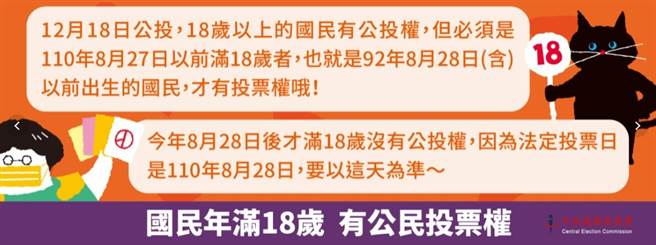 中选会昨日上午在脸书PO出的图卡。（摘自中选会脸书）