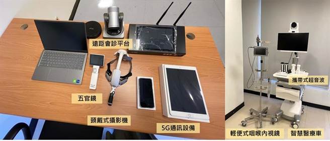 （新普科技與新竹臺大分院宣布啟動「遠距e療 健康鄉里」計畫，捐贈攜帶型醫療儀器與通訊診察設施設備。圖／公司提供）