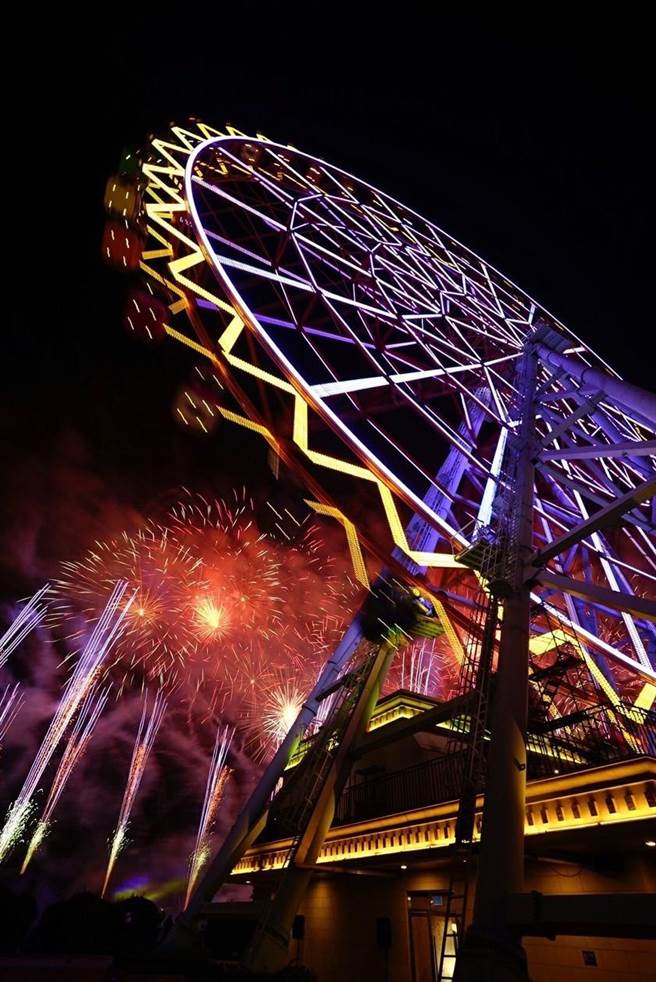 義大世界888秒跨年煙火秀，特別推出三大觀賞方式，提供完美的享受視覺饗宴。（義大世界提供／林雅惠傳真）