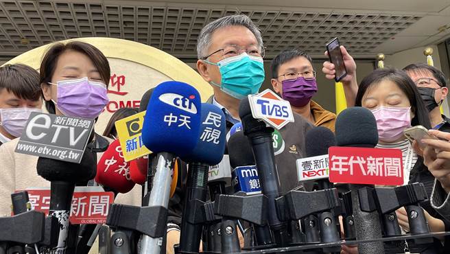 台北市长柯文哲。（黄婉婷摄）