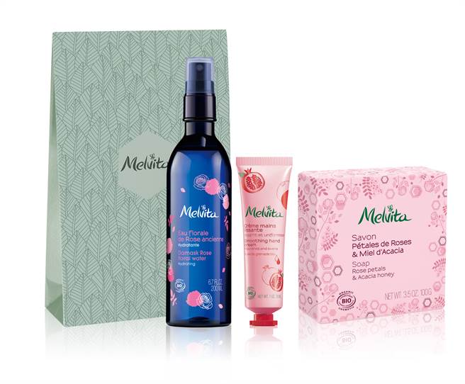 Melvita蜜葳特玫瑰美肌护手组。（图／品牌提供）