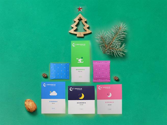 「随传随到组」包含爱康凉感卫生棉护垫型随身包1盒、日用型随身包1盒、夜用型随身包1盒、加长随身包1盒。（图／品牌提供）