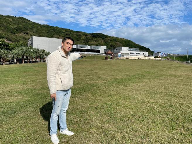 基隆市長參選人謝國樑計畫在八斗子潮境公園打造一座具海景的兒童主題樂園。（基隆市長參選人謝國樑提供／陳彩玲基隆傳真）