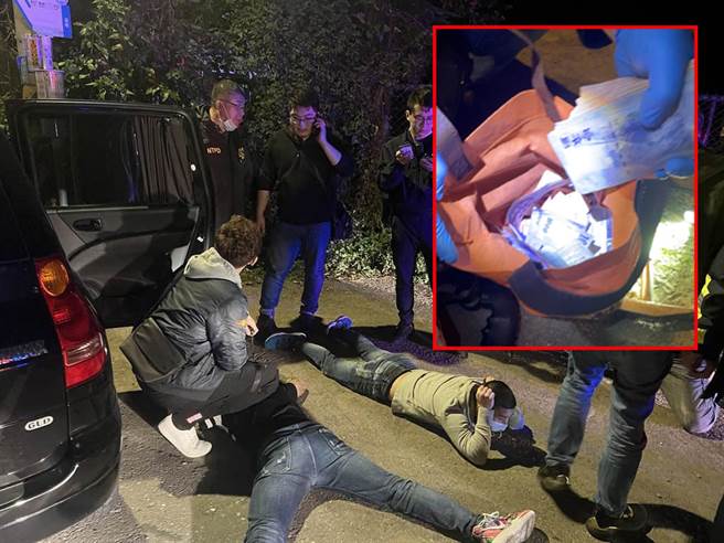 五股超商ATM抢案！3嫌劫走保全100多万　警方于三峡逮捕3嫌(民眾提供／戴上容新北传真)