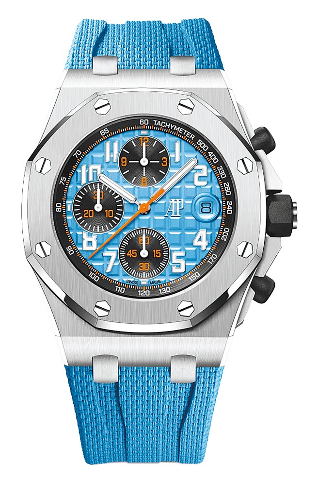 爱彼表皇家橡树离岸型自动上炼计时码表，42mm，99万7000元。（Audemars Piguet提供）