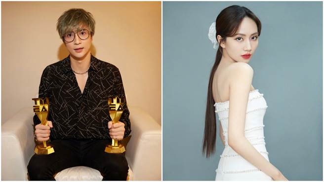 薛之谦在颁奖典礼上对刘惜君大开玩笑却引起网友怒火。（图／微博@薛之谦、刘惜君）