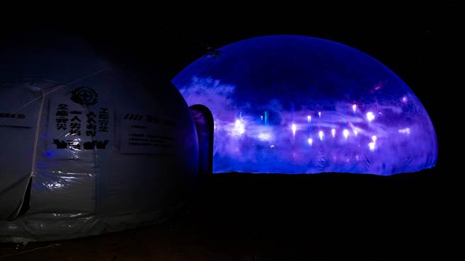 網友譽為「全台最美山林燈節」的龍崎光節空山祭，將於25日登場。(台南市文化局提供／曹婷婷台南傳真)