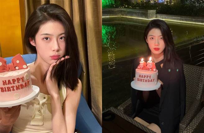 卓识外型甜美。(图／翻摄自微博)