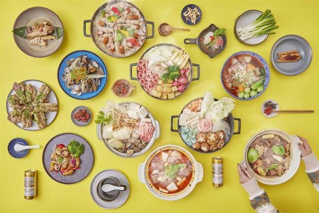 台北国泰万怡酒店MJ Kitchen推出「肉食火锅季」，有各式冬季暖心暖胃菜式与锅物上桌。（图／台北国泰万怡酒店提供）
