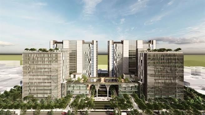 中华工程打造新北市规模最大科技园区，土城「中工云宇宙」预计2025年完工问世。（图／中华工程提供）
