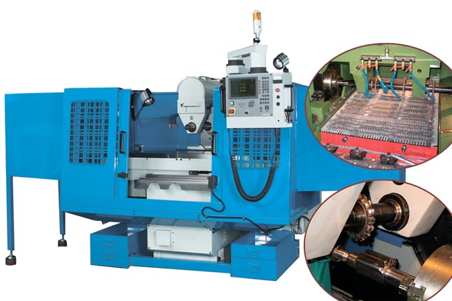 合骏「沟槽铣削专用加工机」是刀具沟槽及螺旋沟槽的精密铣削、研削加工利器。图／合骏提供