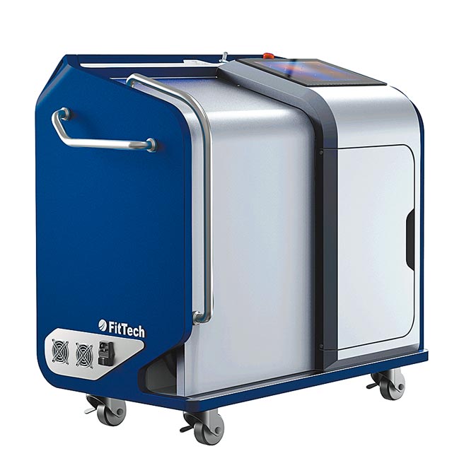 惠特手持式雷射除锈清洁机。图／业者提供