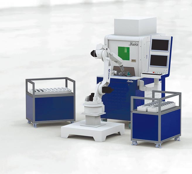 正铂架构雷射技术应用平台，提出实现客制化、自动化、智能化完整解决方案。图／正铂提供