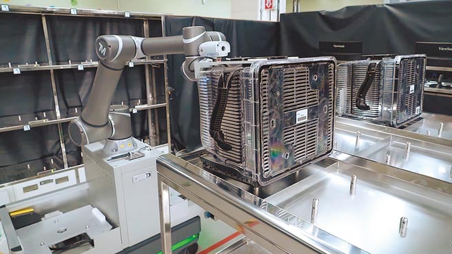 达明自主移动机器人（AMR），提供高弹性有效率的解决方案。图／业者提供