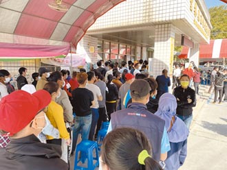 雲林3國際接種站開打 2天700多名移工湧入