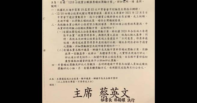 国民党青年团前团长田方伦刊出一张「民进党中央党部函」。（图／取自田方伦脸书）