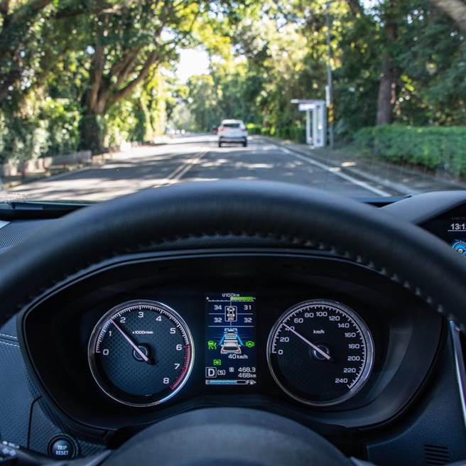 EyeSight 4.0智能驾驶安全辅助系统。（陈大任摄）