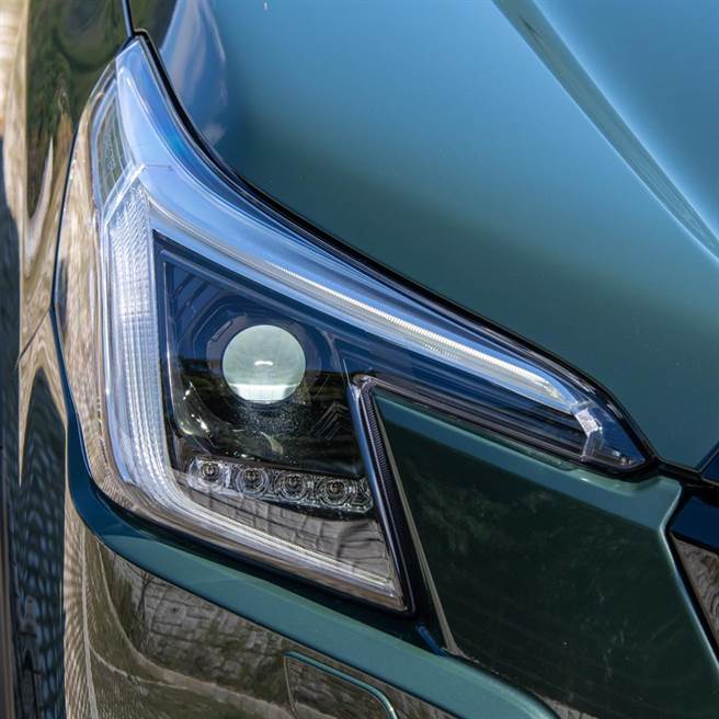 锐眼鹰式LED头灯。（陈大任摄）