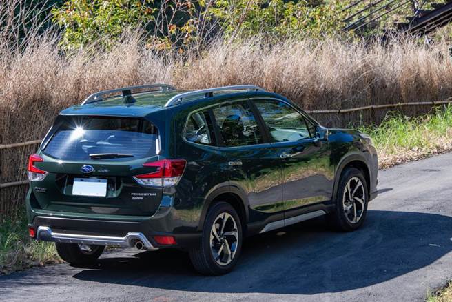 从车尾看去，车身线条显得更自然俐落。（陈大任摄）