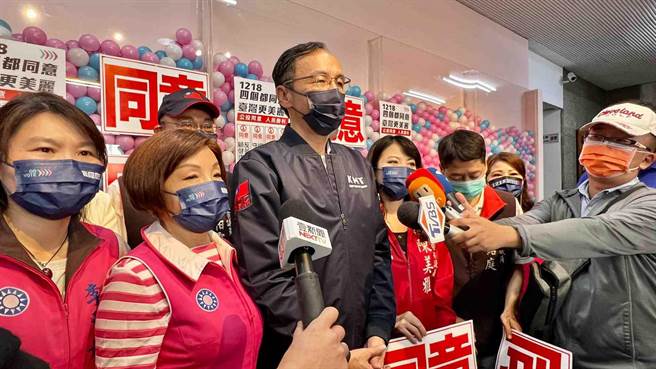 绿喊公投高雄拿全国最高票，国民党主席朱立伦怒斥，一党之私对抗全民。（柯宗纬摄）