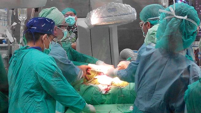 TAVI手术只需从鼠蹊部划开一道约0.5公分的伤口，不需开胸使心臟停跳也少了胸部大伤口，该项手术已成为许多年长者、无法接受开心手术的严重主动脉瓣膜狭窄病人另一种治疗方法。（高医提供／袁庭尧高雄传真）