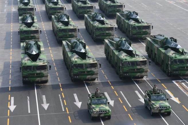 解放军东风17导弹。（大陆国防部官网）