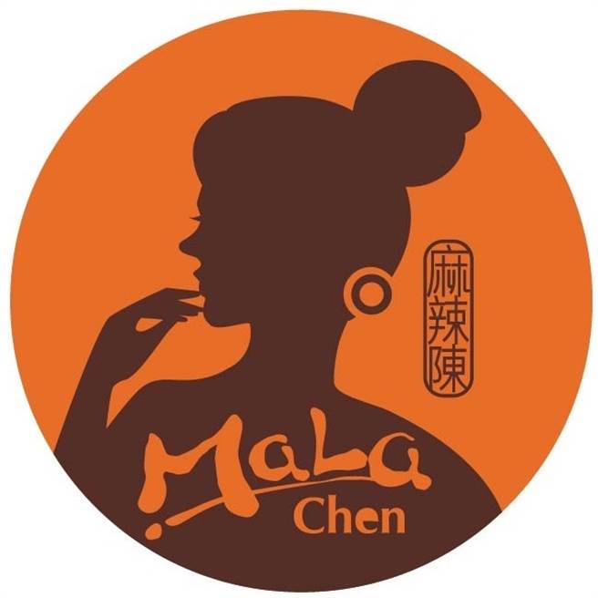 麻辣陳精品美食的企業識別標誌「貴婦頭像」是以創辦人Yilan主廚平日的造型為發想，也是Yilan主廚獨家秘方的通關密碼。(圖/Yilan提供)

