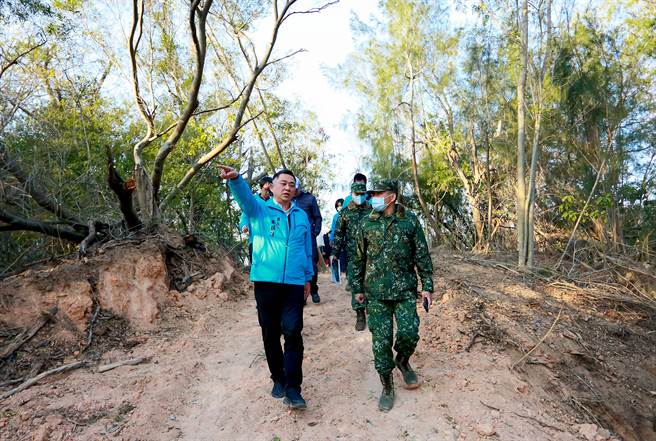 金門縣府規畫建置西半島醫療專區，以平衡東、西半島醫療資源，目前選址以地政局附近的四七高地為第1優先。（金門縣府提供）