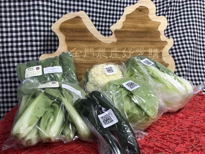 金门县政府与县农会明天在总兵署前广场举办「2021爱你~爱伊拢安心农民市集」，结合地区有机、安全蔬菜、百花蜜、有机菇类等农产品参与展售。（金门县府提供）