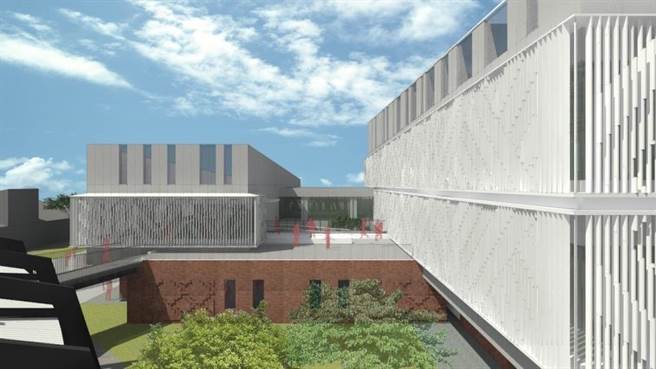 丰羽计画建筑体模拟图。（花莲县府提供／王志伟花莲传真）