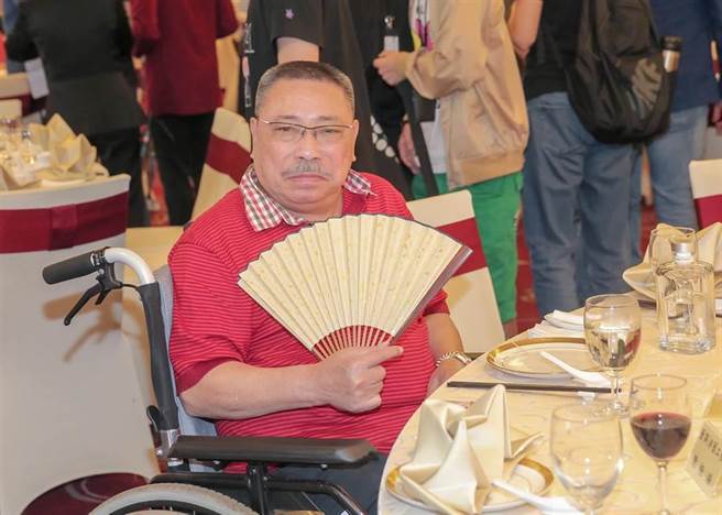 圖為陳松勇過去出席關懷演藝人員端午節餐會畫面。（資料照）
