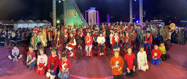 南科耶诞晚会17日晚间登场。（南科管理局提供／刘秀芬台南传真）