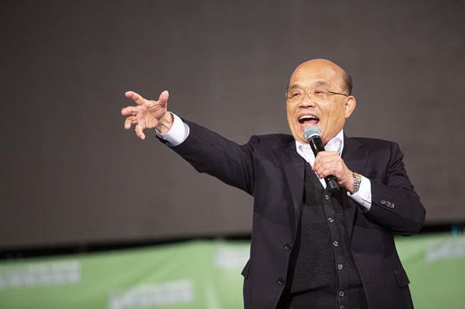 行政院長蘇貞昌。（袁庭堯攝）