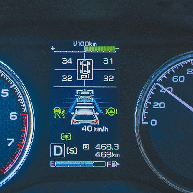 EyeSight 4.0智能驾驶安全辅助系统。（陈大任摄）