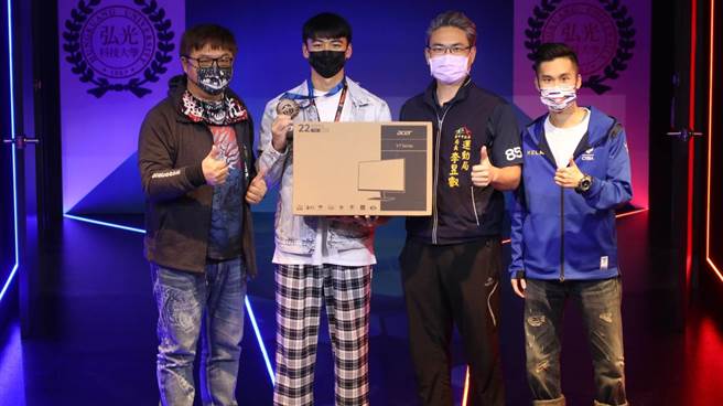 弘光电竞馆通过《CTESA专业电竞场域》认证，至今举办多场电竞赛事，让学生积累丰富电竞赛事转播经验。（台中市府提供／卢金足台中传真）