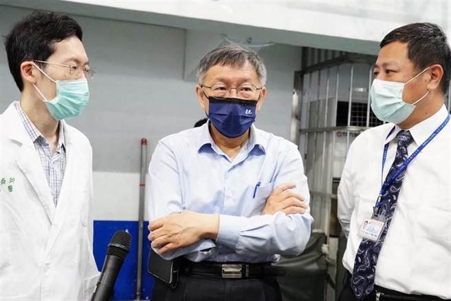 台北市长柯文哲。（台北市政府提供／张立勋台北传真）
