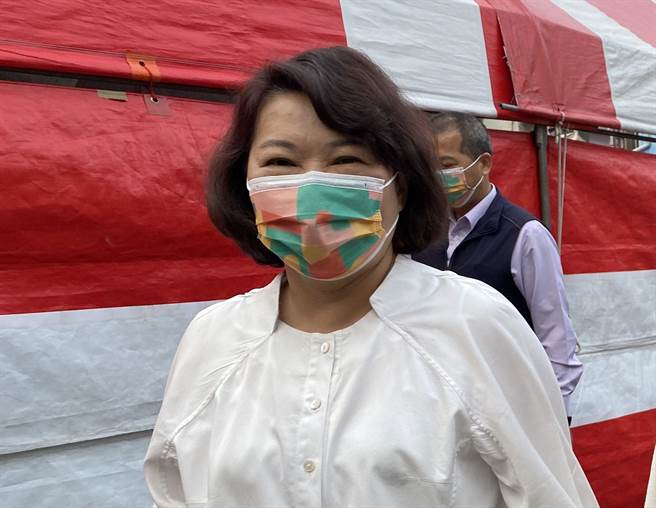 公投结果出炉，嘉义市长黄敏惠表示尊重。（廖素慧摄）