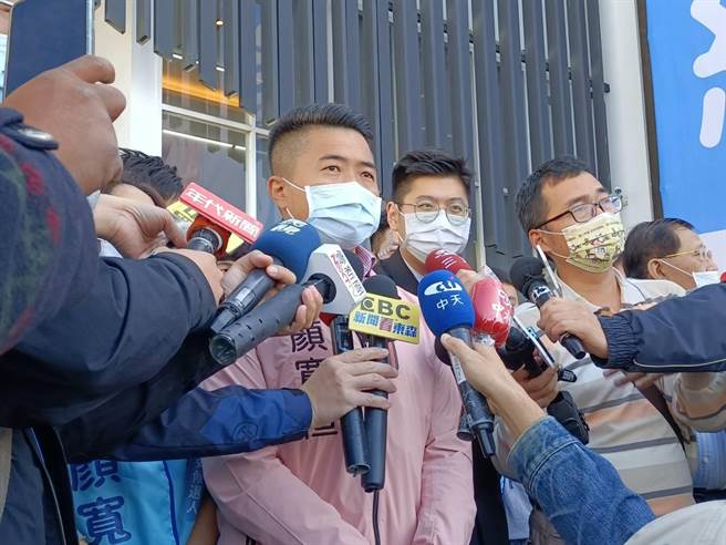 公投結過出爐，是否擔心藍營能量動員不足？顏寬恒強調，公投是對事，補選是選人。（陳淑娥攝）